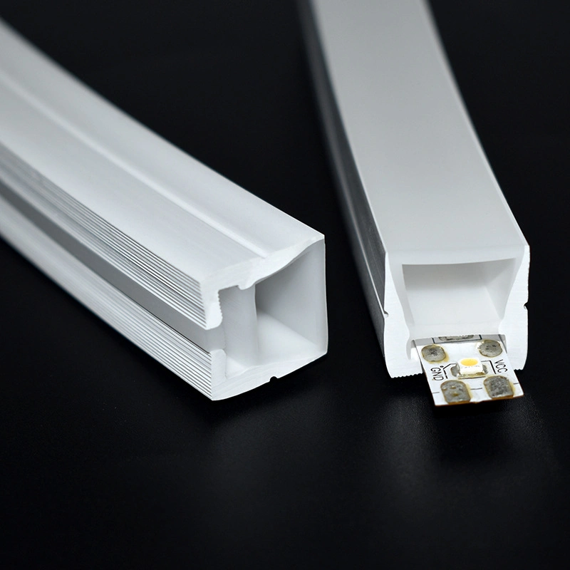 شكل LED مرن لأنبوب IP65/IP67 مقاس 20 × 20 مم بتقنية Silicone Neon Flex ومقاوم للماء بالنسبة إلى شريط LED بحجم 12 مم