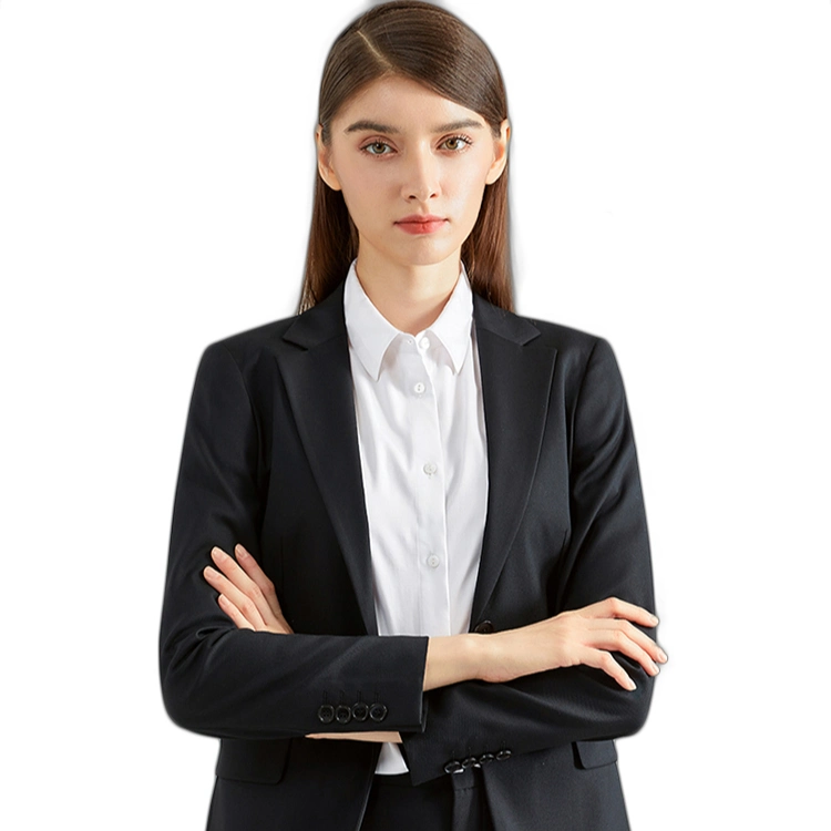 Großhandel Damen Mode Kleidung für die Arbeit Professional Slim Fit 2 Stücke Damen Blazer Office Tragen Anzug