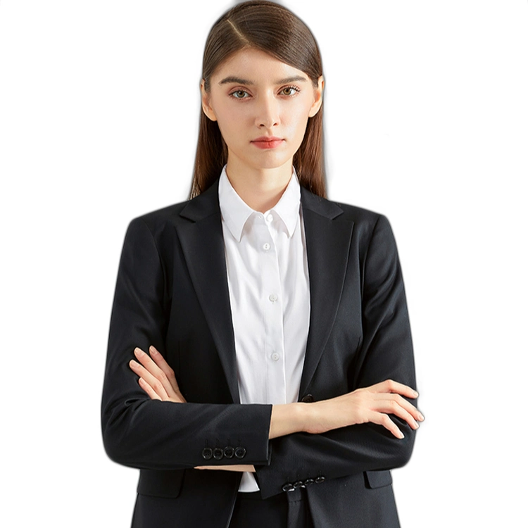 Wholesale Ladies Fashion Clothing for Work Professional Slim Fit 2 Pieces Ladies Blazers Office Wearing Suit