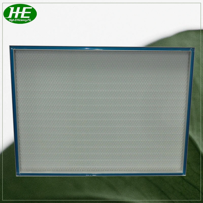 Customized HEPA Air Filters Unit Gel Seal Mini-Pleat Panel Filter