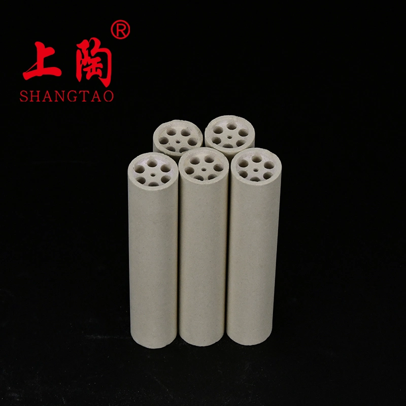 Refractory Field MGO Magnesia Ceramic Pipe Rods Tubes