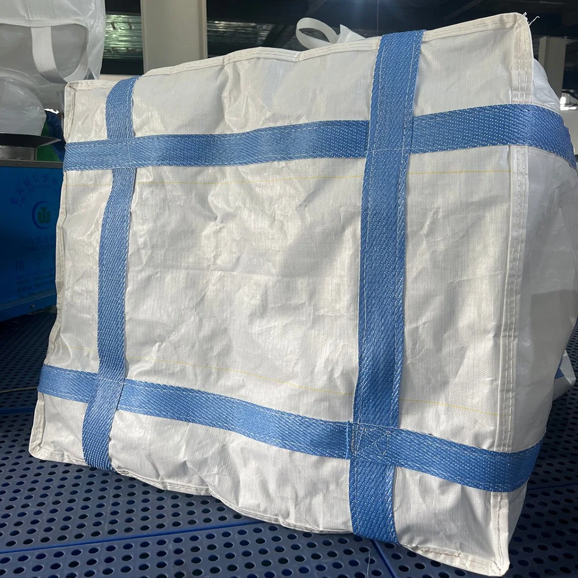 Full Belt Loops Big Bag 1ton FIBC Super Sack 1.5ton Jumbo Bag Leakproof Sling Tote Bag Virgin PP Bulk Bag