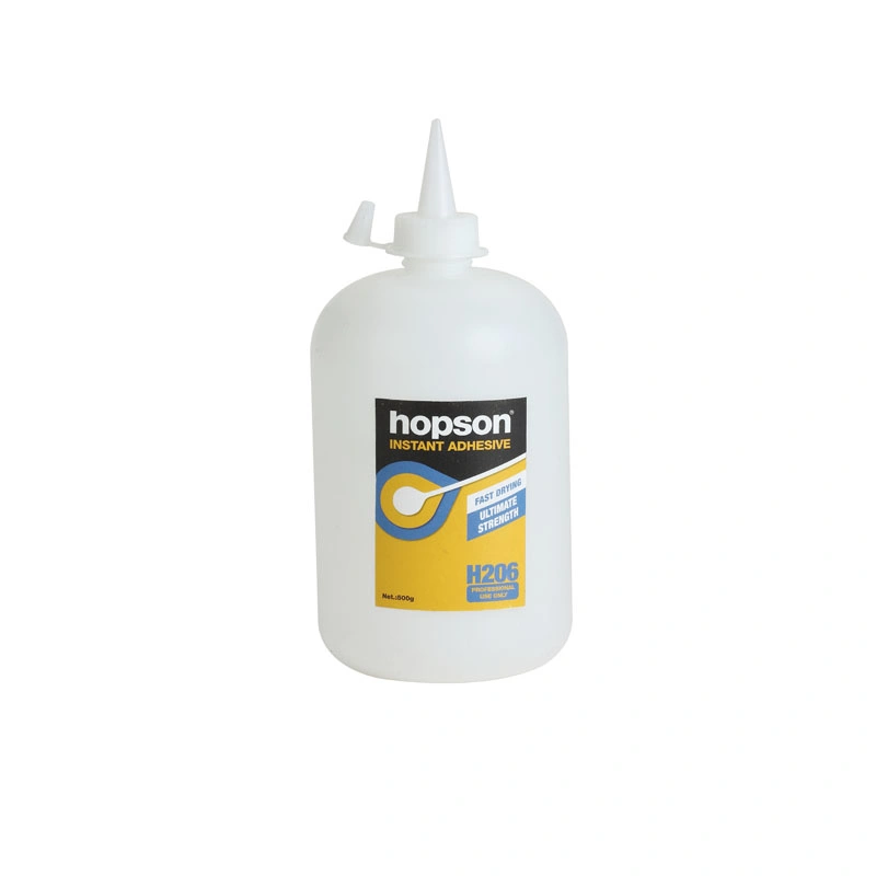 H206 Super colle forte Hot Sale adhésifs cyanoacrylate industrielle populaire en usine