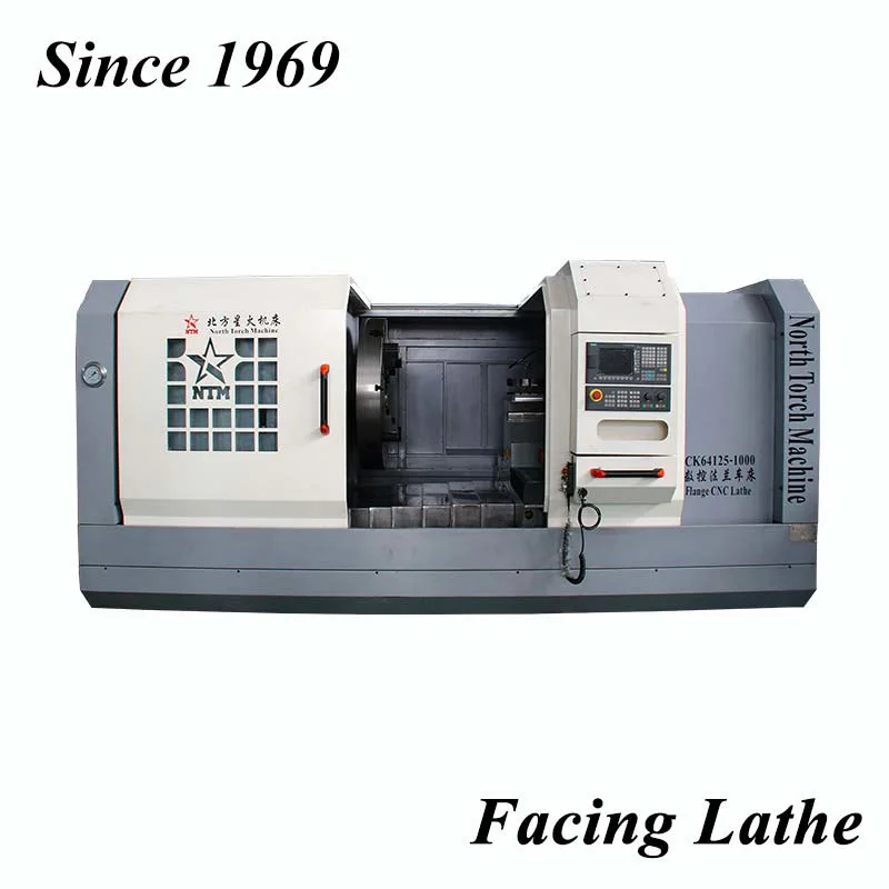 Professional CNC Lathe with Full Metal Cover and Automatic Chip Chain Conveyor (CK64125)