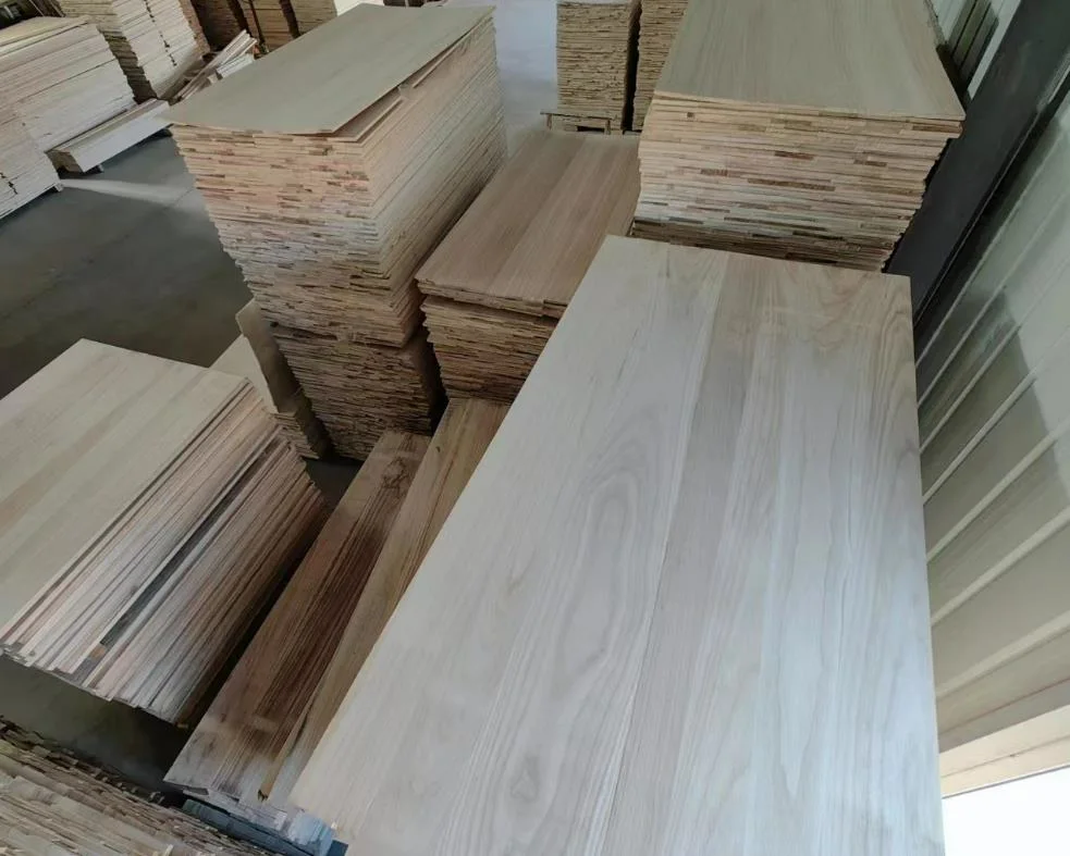 Manufacturers Supply Paulownia Wood Jigsaw Bleached Solid Wood Wholesale Industry Tung Wood Jigsaw Tung Wood Board