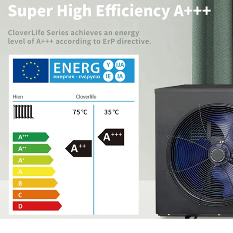 7-25kw exterior Solar Bomba de calor do aquecedor de água a fonte de ar aqueça o sistema Pumpheating