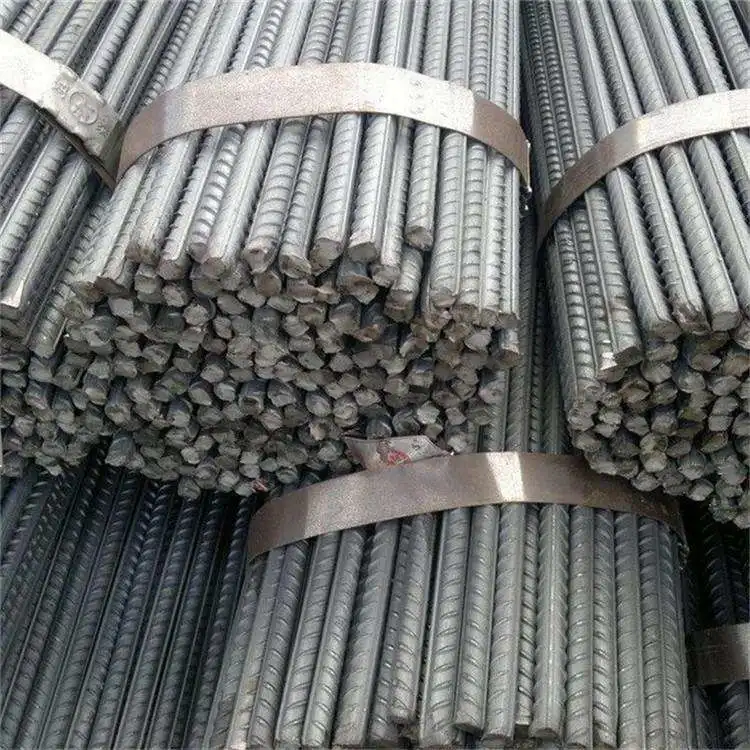 6mm 8mm 10mm 12mm 16mm 20mm Hot Rolled HRB400 Deformed Steel Bar Rebar Steel Iron Rod Bar