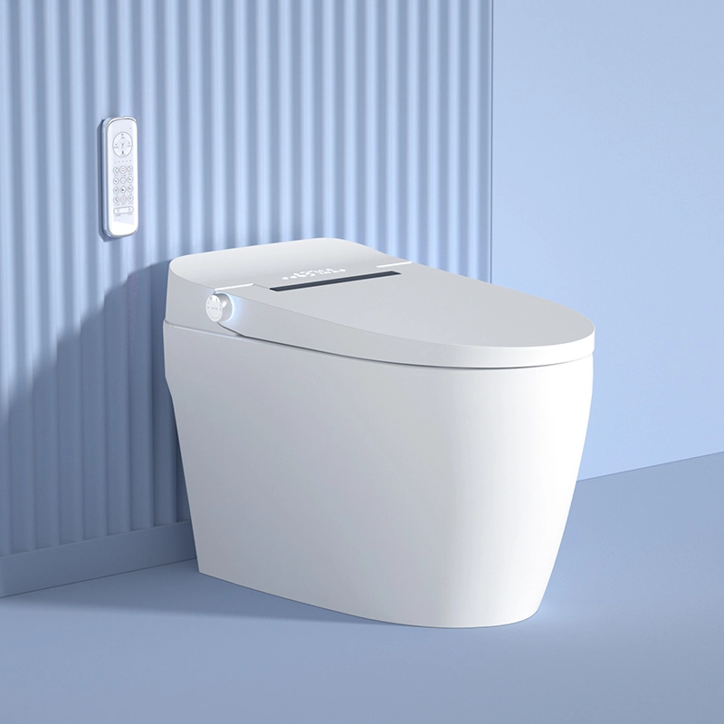 High-end современные керамические Smart туалет Ванная комната Intelligent для установки на полу из одного куска автоматической промывки датчика туалет