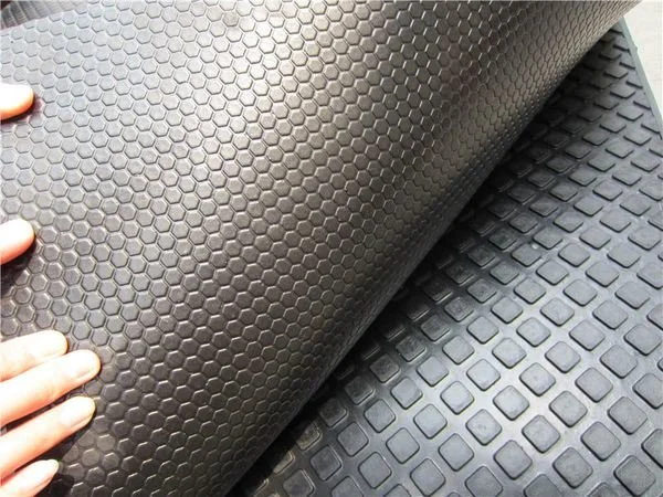 Hexagon Anti-Slip Horse Safety Stable Cow Stall Rubber Mat