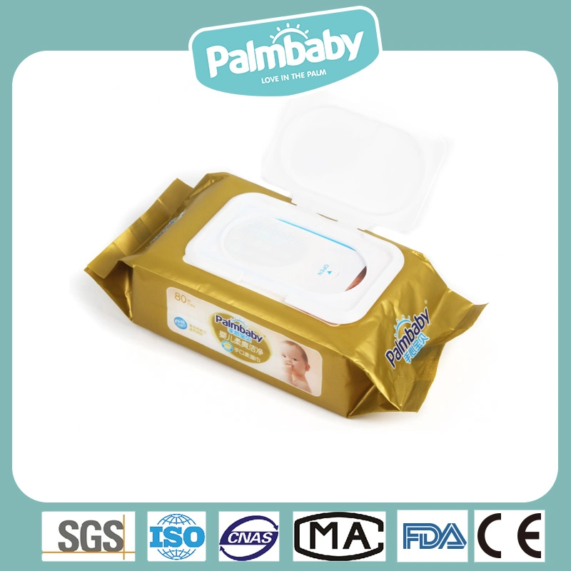 Baby Wet Tissue Hand Mouth Wet Wipes Soft Nonwoven Fabric Wet Tissue Baby Skin Care Clean