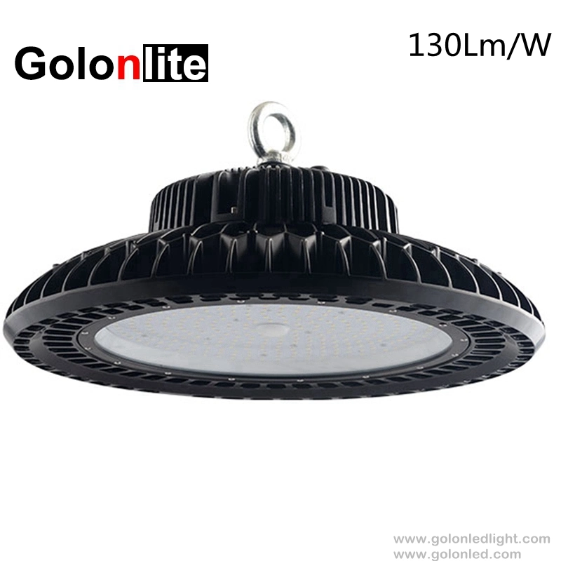 Iluminación proyecto IP65 130lm/W MW conductor 200W LED de luz Highbay OVNI