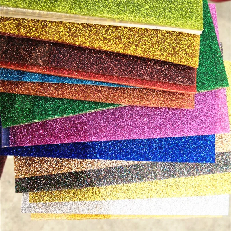 Colorful 5mm 6mm 8mm 4FT X 6FT 4FT X 8FT Plexi Perpex PMMA Fabric Pattern Glitter Cast Acrylic Sheet Price