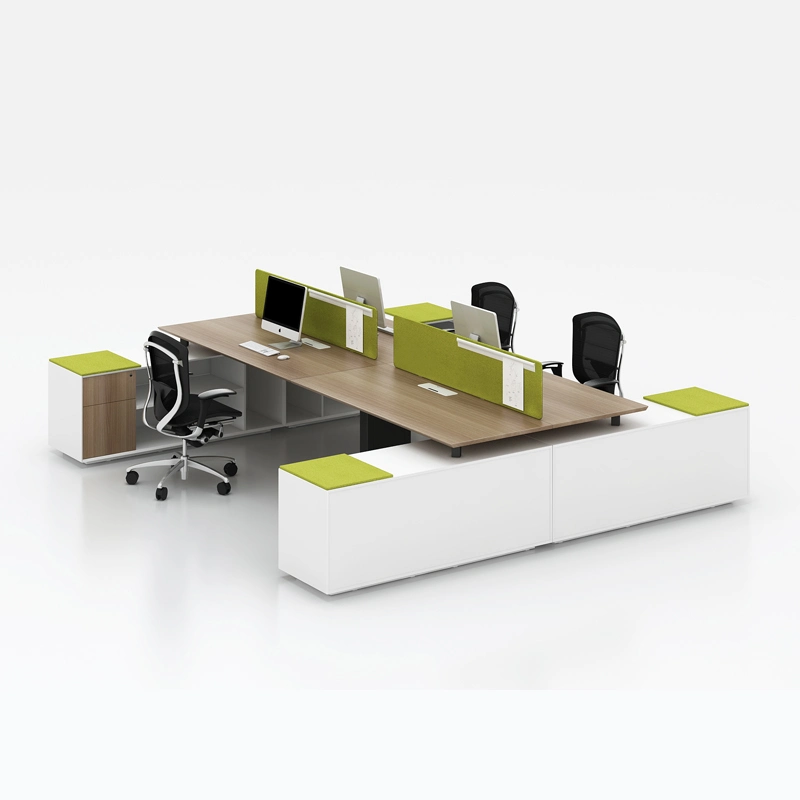 Großhandel Markt Holz Bürotisch Moderne Modulare Workstation Schreibtisch Büro Möbel