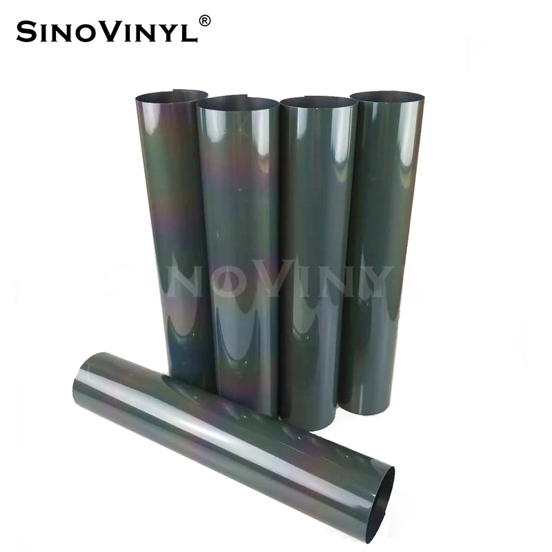 SINOVINYL High Light Visibility Reflect Iridescent Rainbow Reflective Material Heat Transfer Vinyl