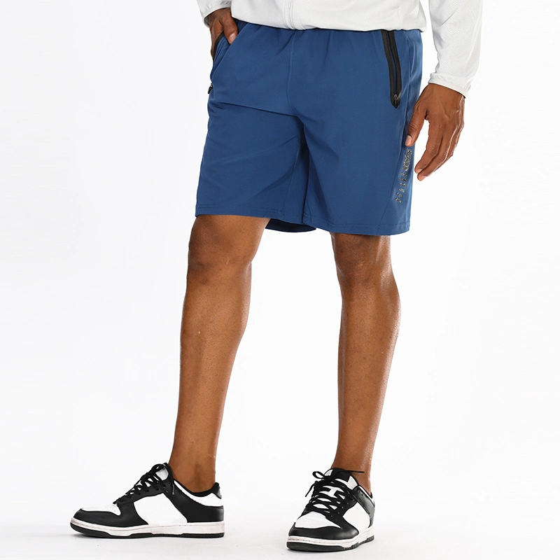 Calças de jogging de running ginásio Fitness Pocket Shorts secagem rápida treino Calções para homem