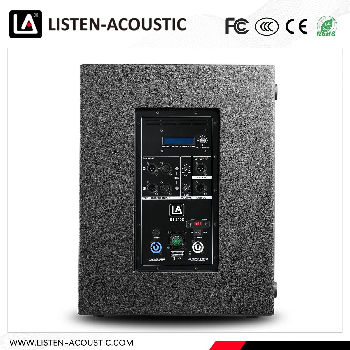 Sistema de sonido S1-Mini 1.1 o 2.1 para eventos en interiores y exteriores, equipo de DJ.