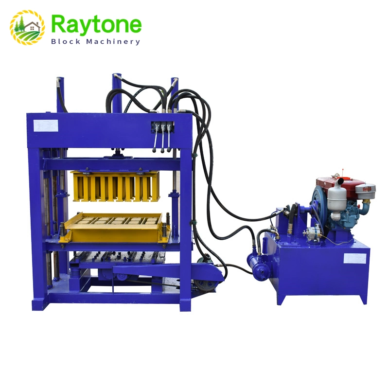 Qt4-40 Vibration Molding Hollow Brick Making Machine Manual Concrete Block Making Machine Price