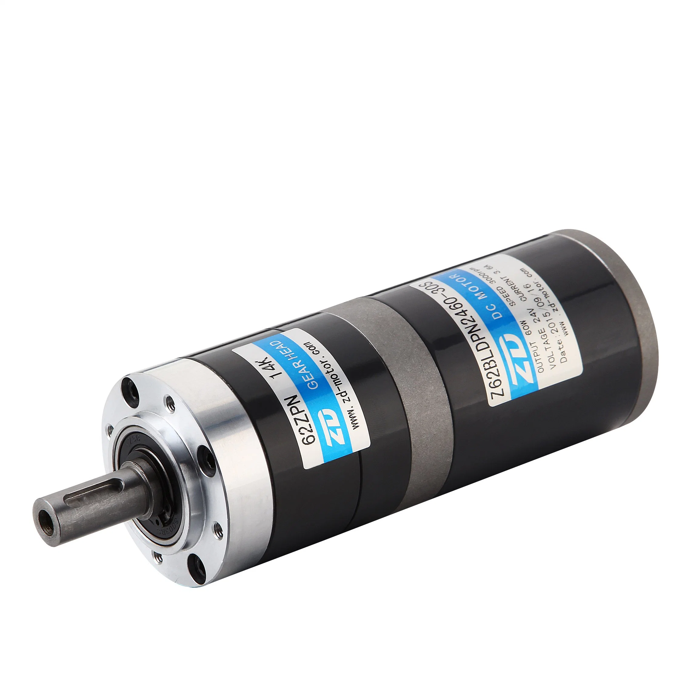 ZD Round Flange Brushless DC Electric Precision Planetary Gear Motor With Speed Controller