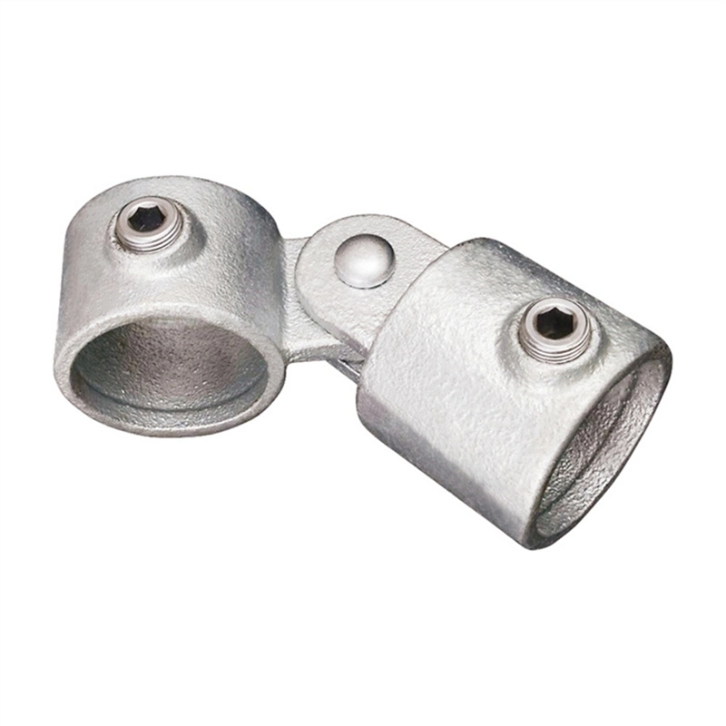 Galvanized/Black Handrail System Surface Treatment Key Clamps Malleable Iron Pipe Clamp