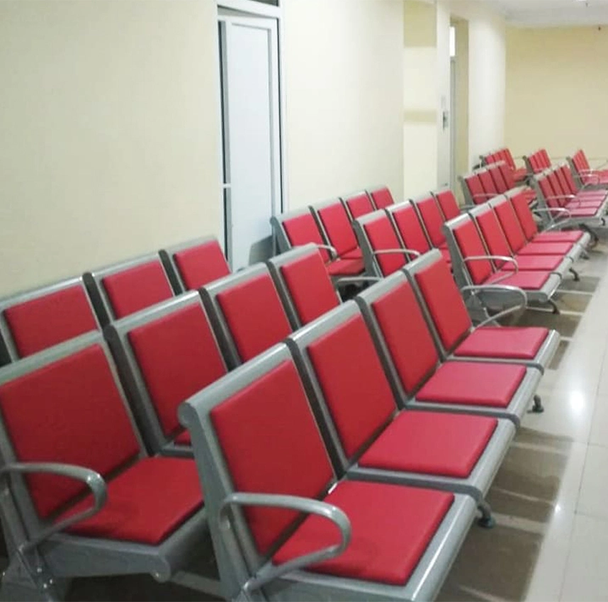 Hospital Oficina médica fábrica de Muebles al por mayor moderno Salón Comercial Silla de área de recepción de asientos