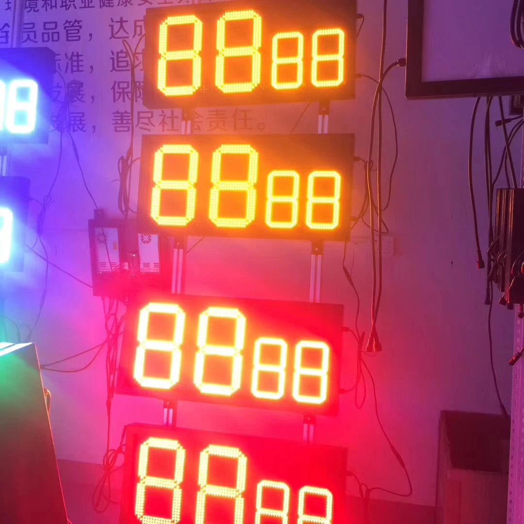 LED Price Sign Gas Station Digital Number Sign