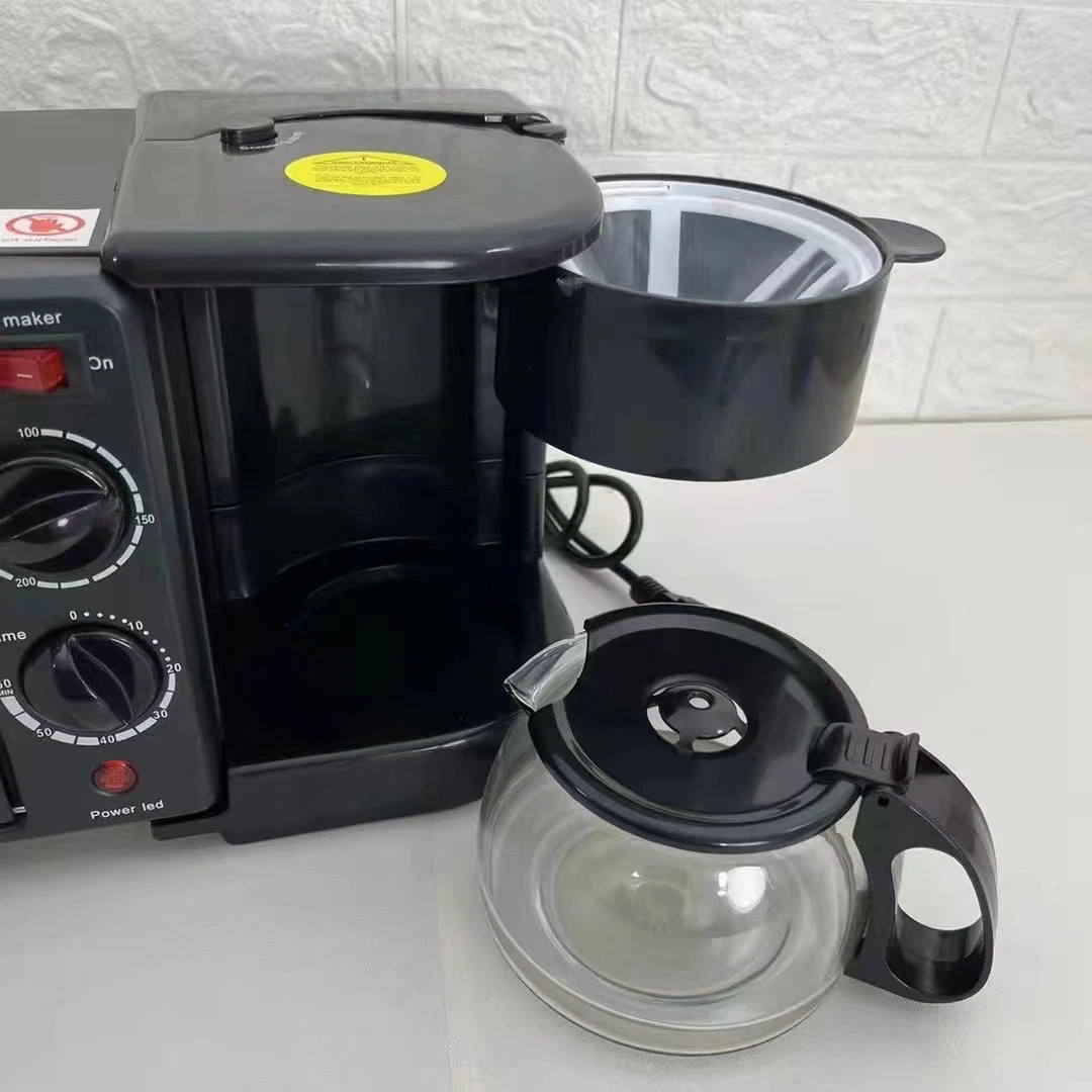 3 in 1 Breakfast Maker China Manufacturer Supplier Household Biscuit Breakfast Cake Baking Cake Machine Cookie Maker Waffle Maker Toaster Coffee Maker