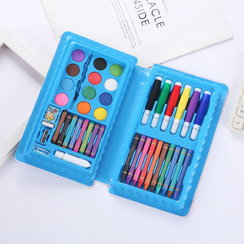 42 PCS Crayon, Water Pen Drawing Gift Set Stationery Set for Kids