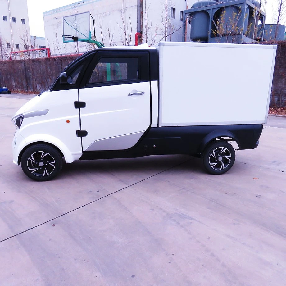 EEC Approval 4 Wheel Electric Food Van Vehicle for Delivery