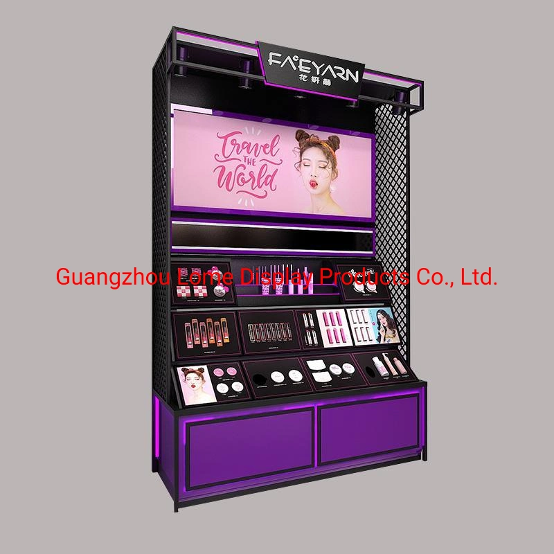 Cosmetic Kiosk Display Stand Shop Makeup Counter Design Store Customize Showcase