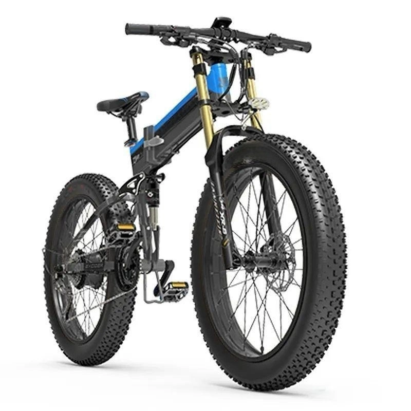 Bicicletas eléctricas da bateria de lítio 26 Polegadas Pneu Gordura Mountain Bike a dobragem
