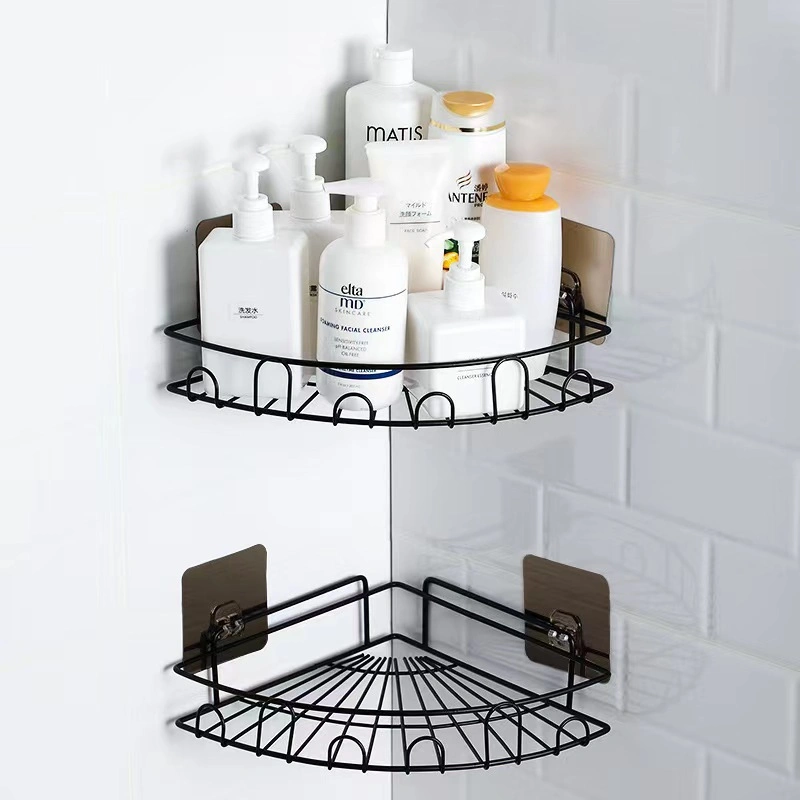 Kitchen Rack Corner Bathroom Rack Bathroom Wall Hanging Iron Storage Rack