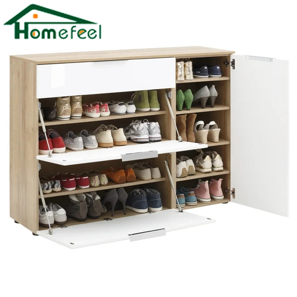 High-Quality 5-Tier Wooden Furniture Multi-Space Storage Cabinet Shoe Rack Wholesale/Supplier