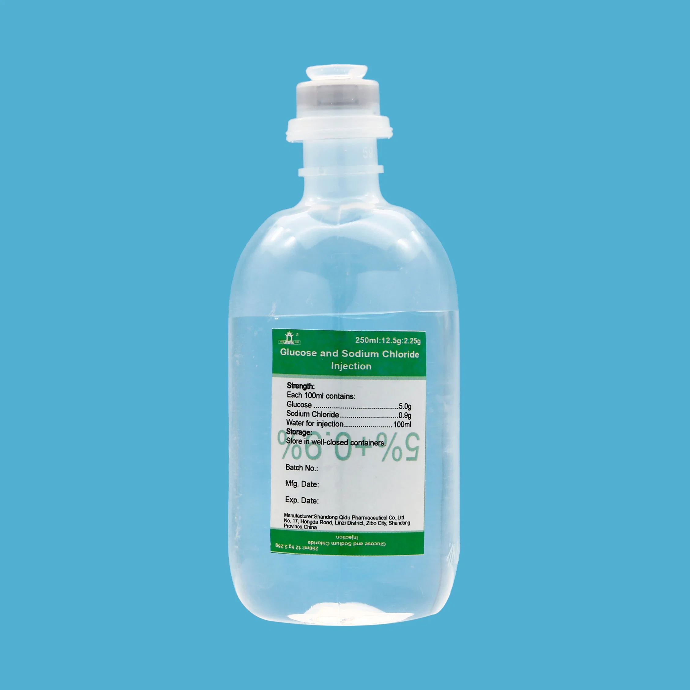 Glucose 5% 500ml with Plastic Bottle