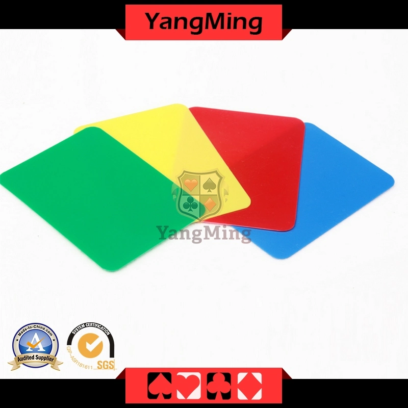 PVC Plastic Casino Poker Playing Card Die Cutting Card with Custom Quality and Service Four Color Ym-Cc01