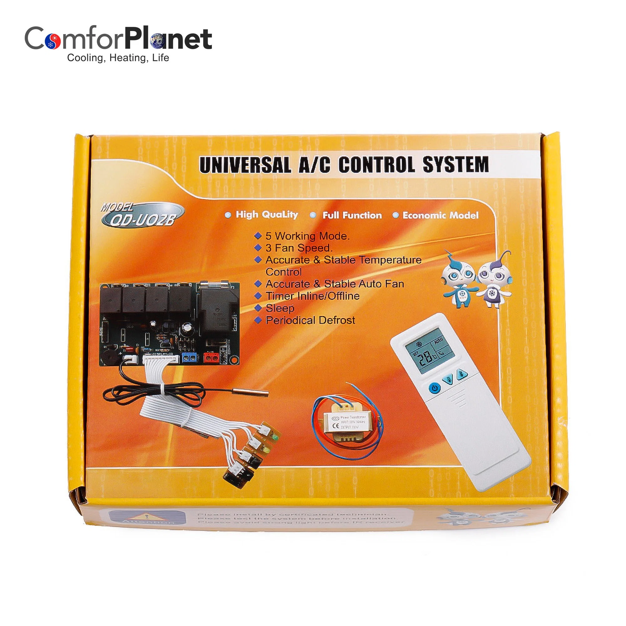 Placa de circuito del sistema de control universal remoto DEL A/a universal del ventilador automático Para aire acondicionado