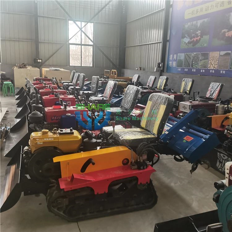 Mini motoculteurs rotatifs diesel et motoculteur rotatif pour machine à chenilles agricole de ferme.