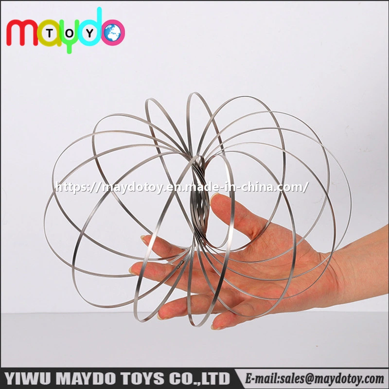 Magic Anéis cinética da mola de vórtice Fidget Brinquedos