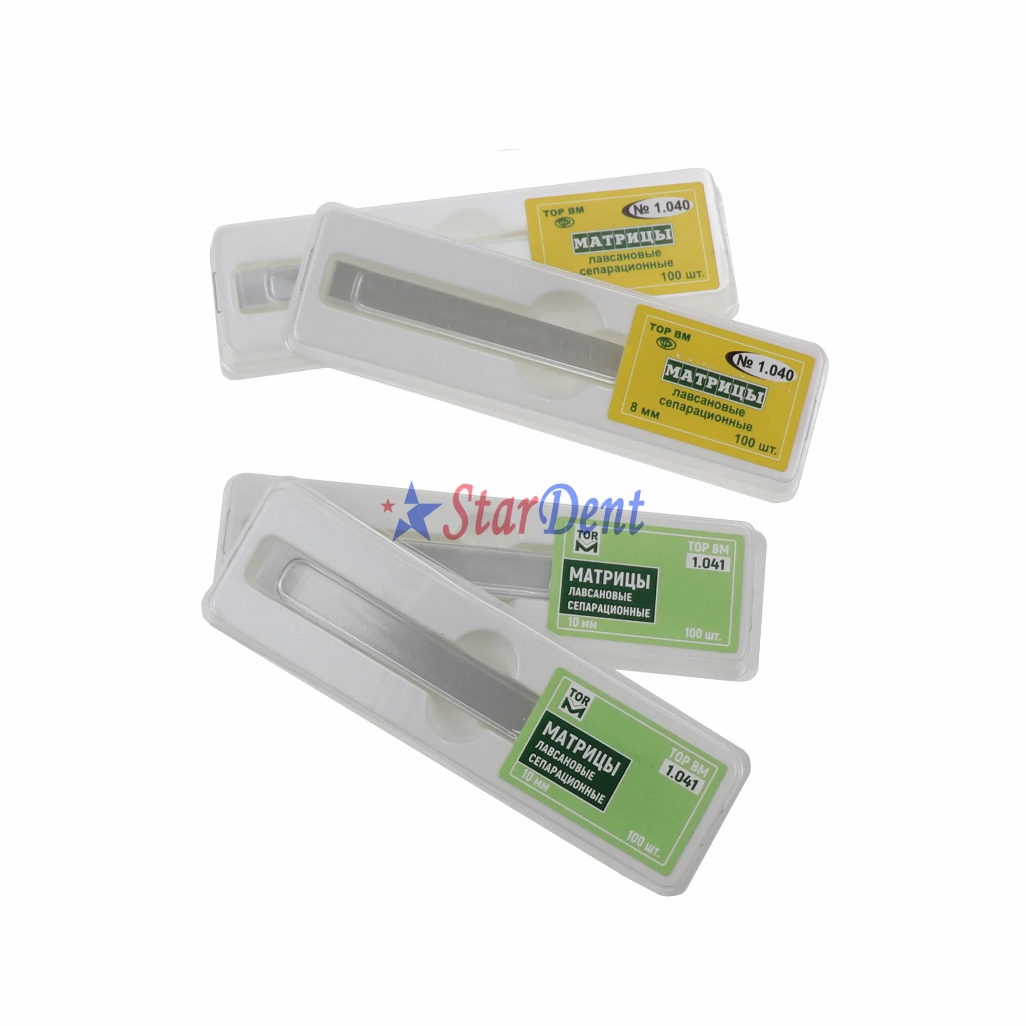 Dentalprodukte Mylar Matrix Band Original Russischen Transparenten Klaren Kunststoff Streifen