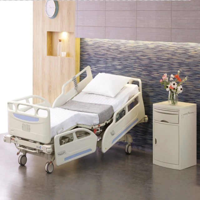 Medizinische Fünf Funktionen Elektrische Intensivpflege Krankenhaus Patientenbett