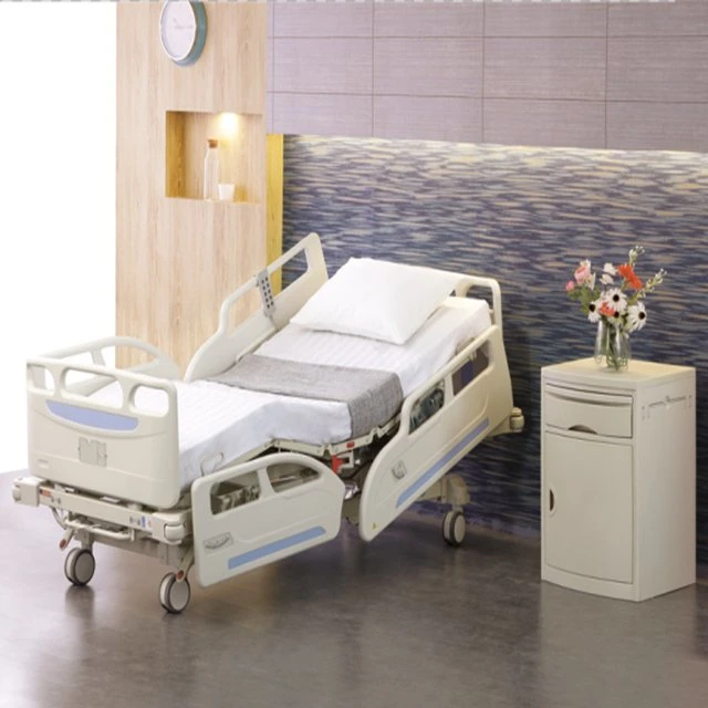 Medical Five Function Electric Intensive Care Hospital Patient Bed