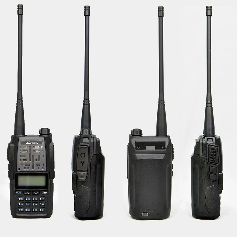 Doble banda VHF UHF Radio FM con pantalla dual Lt-313