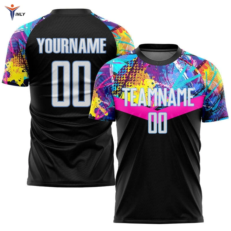 Wholesale Quick Dry Soccer Jersey Add Name and Number Custom Printing Football Jersey Crewneck 100% Subliamtion Football Shirt