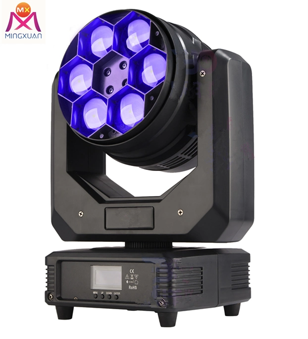 Mini Bee Eye Beam Focus Moving Head Light 6*40W RGBW 4 in 1 LED for Big Show