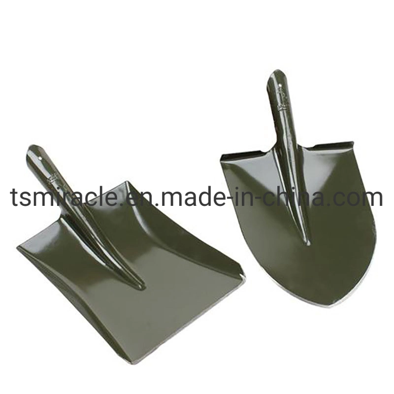 Green Engineer Shovel Flood Control and Disaster Relief Shovel Manganese Steel Hardening Shovel Emergency Rescue Shovel