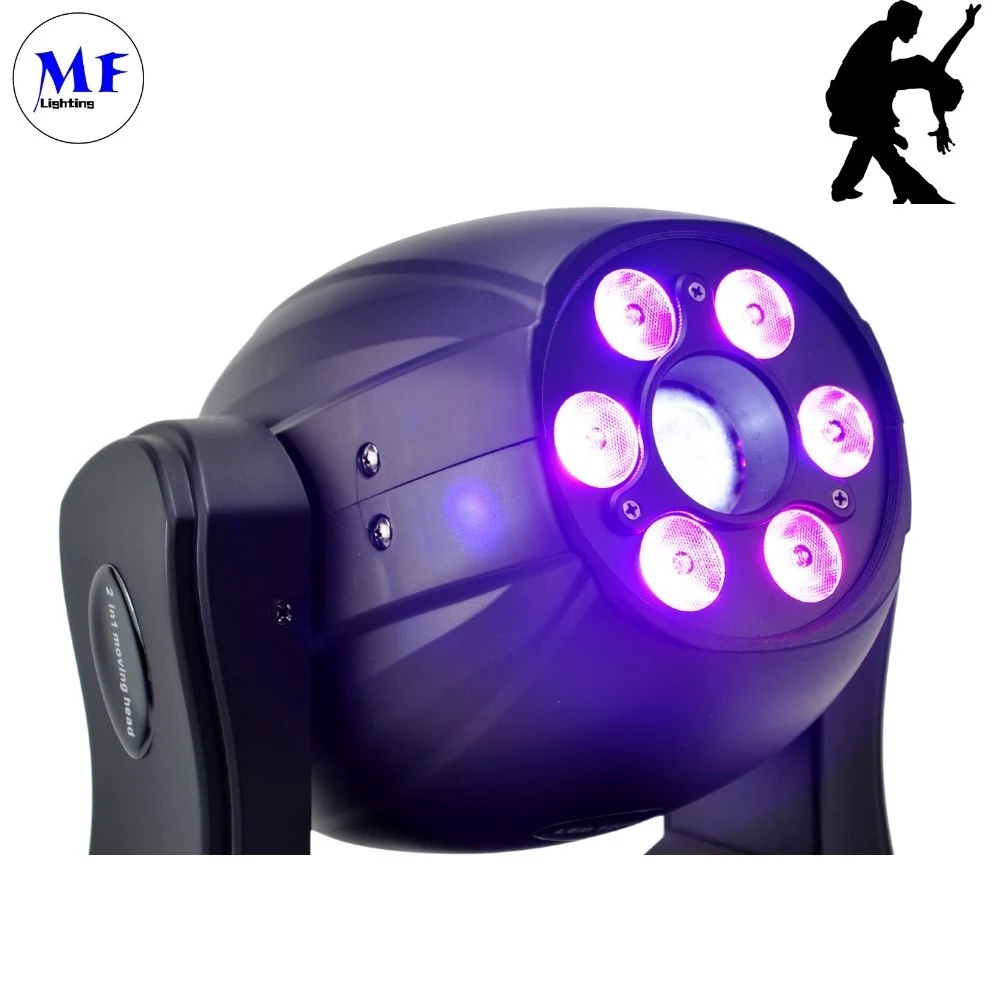 Foco móvel de luz de presença rotativo LED de 150 W DMX512 Luz de palco efeito de luz disco Zoom de foco em movimento Farol de fase