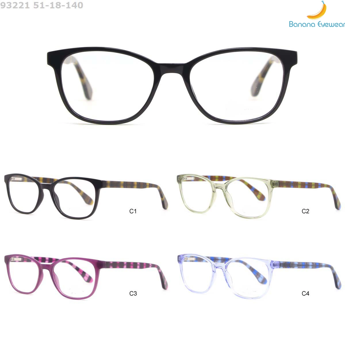 2020 Hot Selling Wholesale/Supplier Injection Acetate Eyewear Ready Stock Eyeglasses Frame