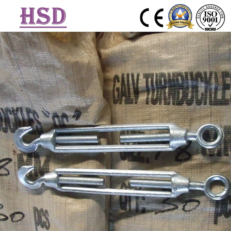 Commercial Type Turnbuckle, European Type Mellable Steel Turnbuckle