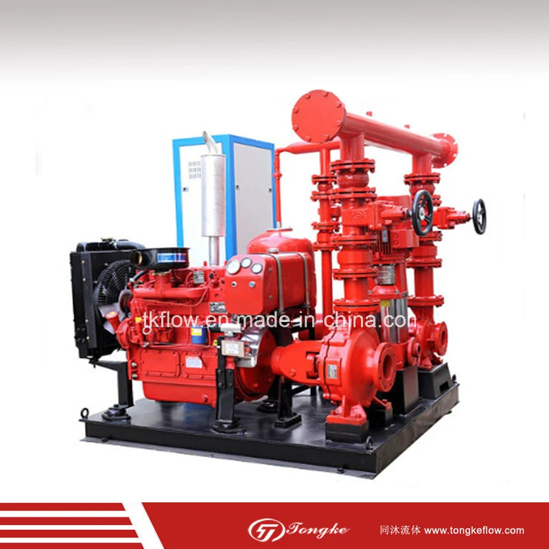 UL Listed Nfpa 20 Diesel Engine Fire Fighting Water Pump for Industrial and Civil Buildings