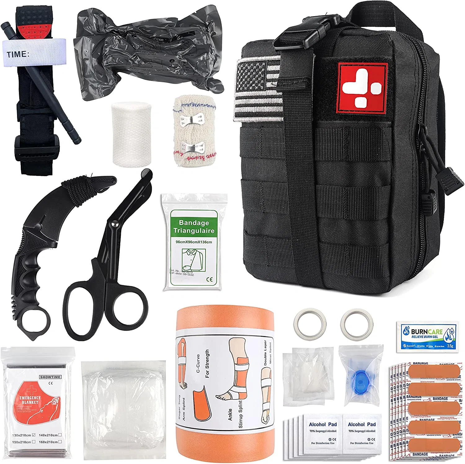 Outdoor Camping Survival Nylon Waterproof Portable First Aid Kit Bag