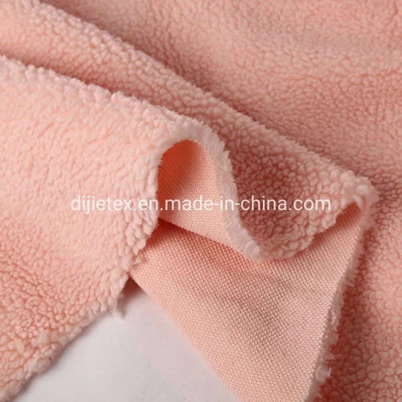 All Polyester Fashion Icelandic Long Wool Granular Cashmere Teddy Fleece Fabric